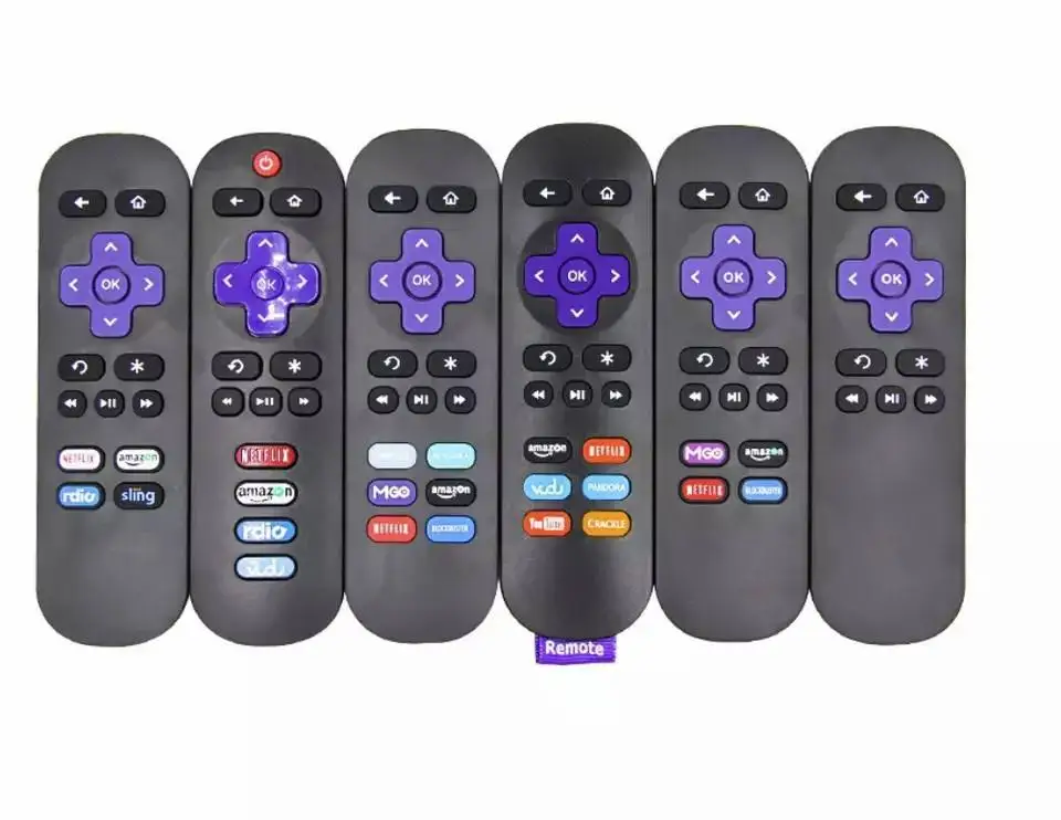 Brand New Black Smart Tv Remote Control