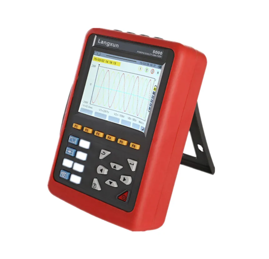 3 Phase Harmonic Tester Power Quality Analyzer 1.0V~ 1000V Voltage Unbalance Tester