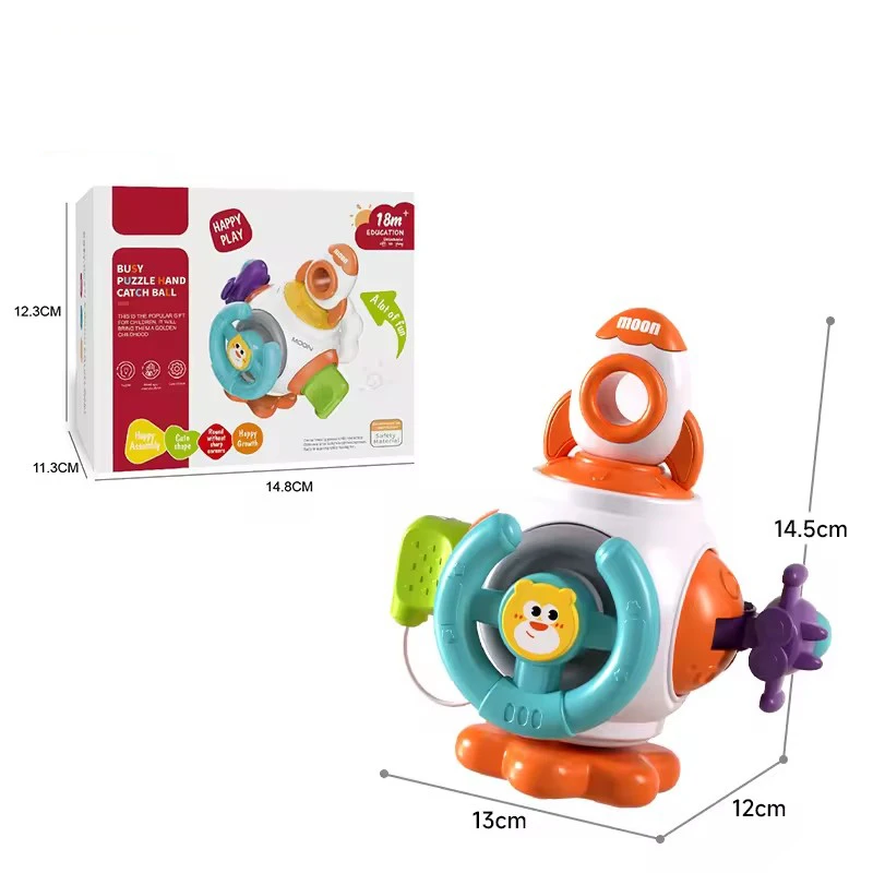 Cute Busy Ball Toy for 18m+ Educational Puzzle Hand Catch Fun Craft Usage for Infants and Toddlers Early Discovery Games
