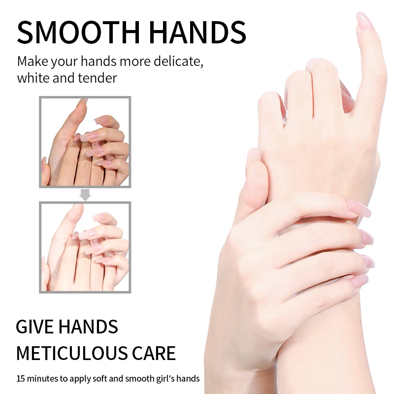 High quality Korea Fashion Whitening Moisturizing Hand Spa Repair Niacinamide Nail Hand Mask
