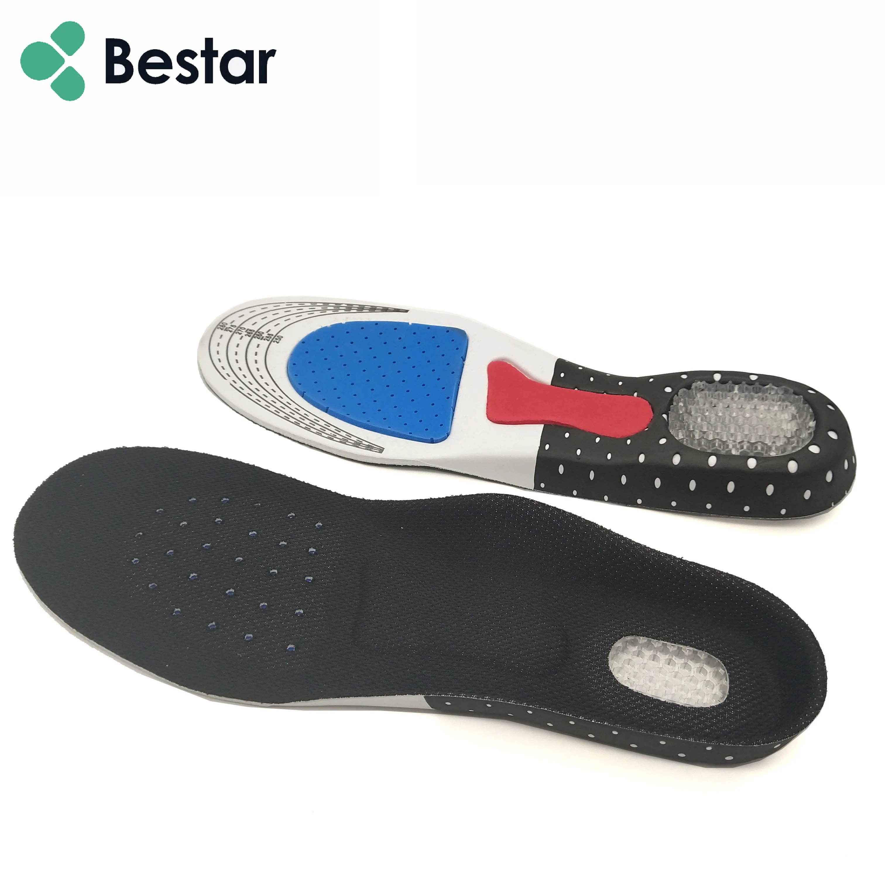 Factory Sports Silicone Gel Shoe Insoles Arch Support Orthopedic Plantar Fascists Running Insole For Shoes