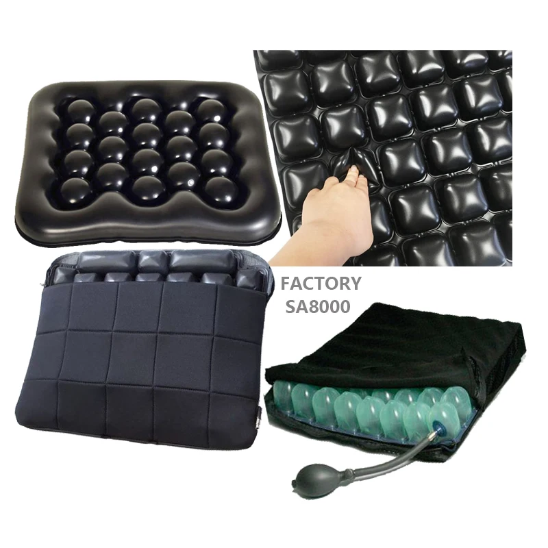 inflatable air seat cushion,  pressure seat cushion, bubble shape cushion 3D pressure cushion roho  16