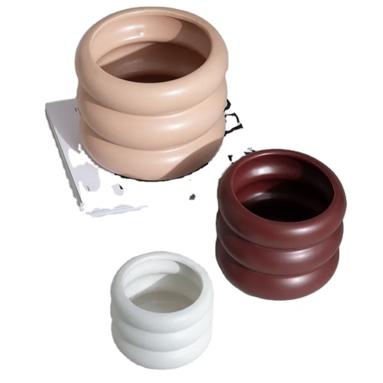 SYL Modern Ceramic Vases European Flower Vase Nordic style Wedding  Office Decorations  living room Ornament