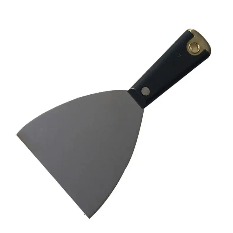 Drywall Taping Tools Mirror Polished Floor Scraper Putty Knife With Plastic Handle