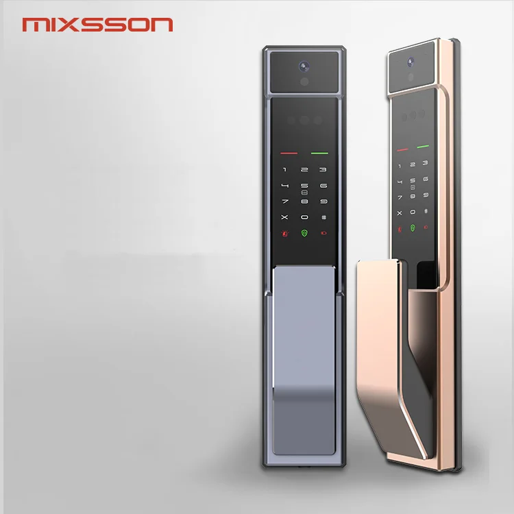 Smart Face Door Lock With Camera 3D Technology Face Recognition Keyless Fingerprint Smart Door Lock