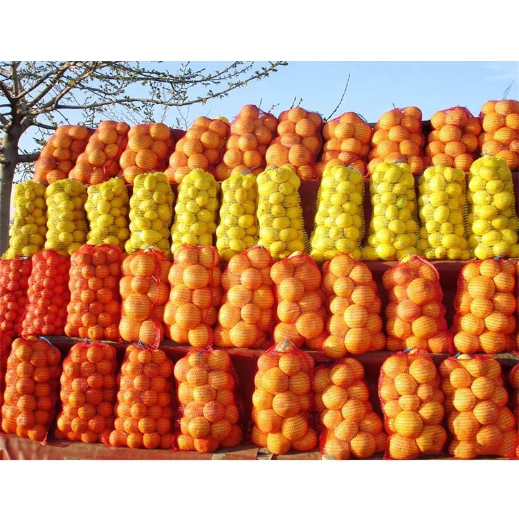 
Plastic Mesh Bag Mesh Drawstring Bag Packing Onion Potatoe Raschel Bag 