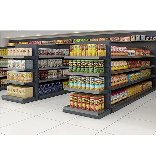 Supermarket Shelves Metal Gondola for Supermarket Metal Steel Supermarket Rack