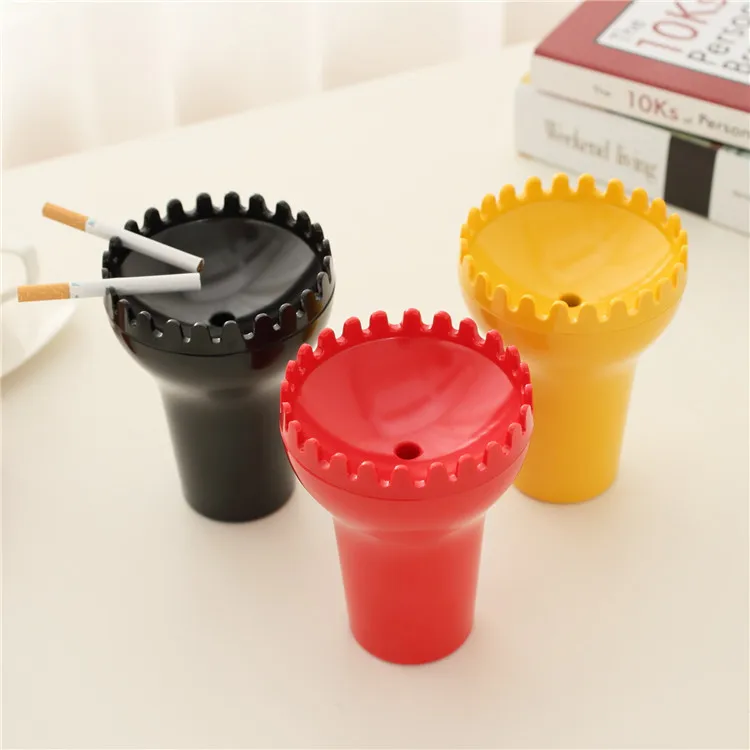 Custom Logo, Cute Outdoor, Portable Decorative Ashtray Windproof Ashtray, Melamine Cigar Ashtrays With Lid