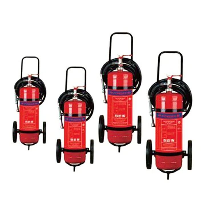 Abc dry powder fire extinguisher 75 kg wheeled powder 1kg