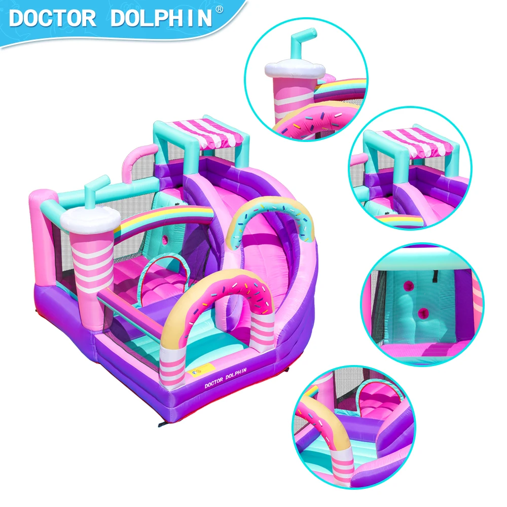 Wholesale Backyard Kids Inflatable Slide For Kids Bounce House Party Jumpers Inflatable Bounce House With Ball Pit