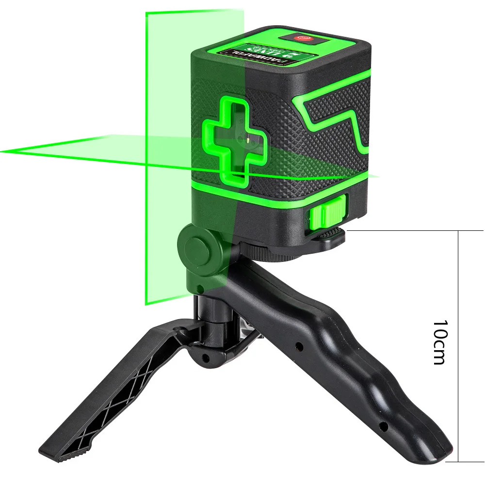 2 Lines Self Leveling 360 Mini Green/Red Laser Level Vertical & Horizontal Cross Line Laser Level