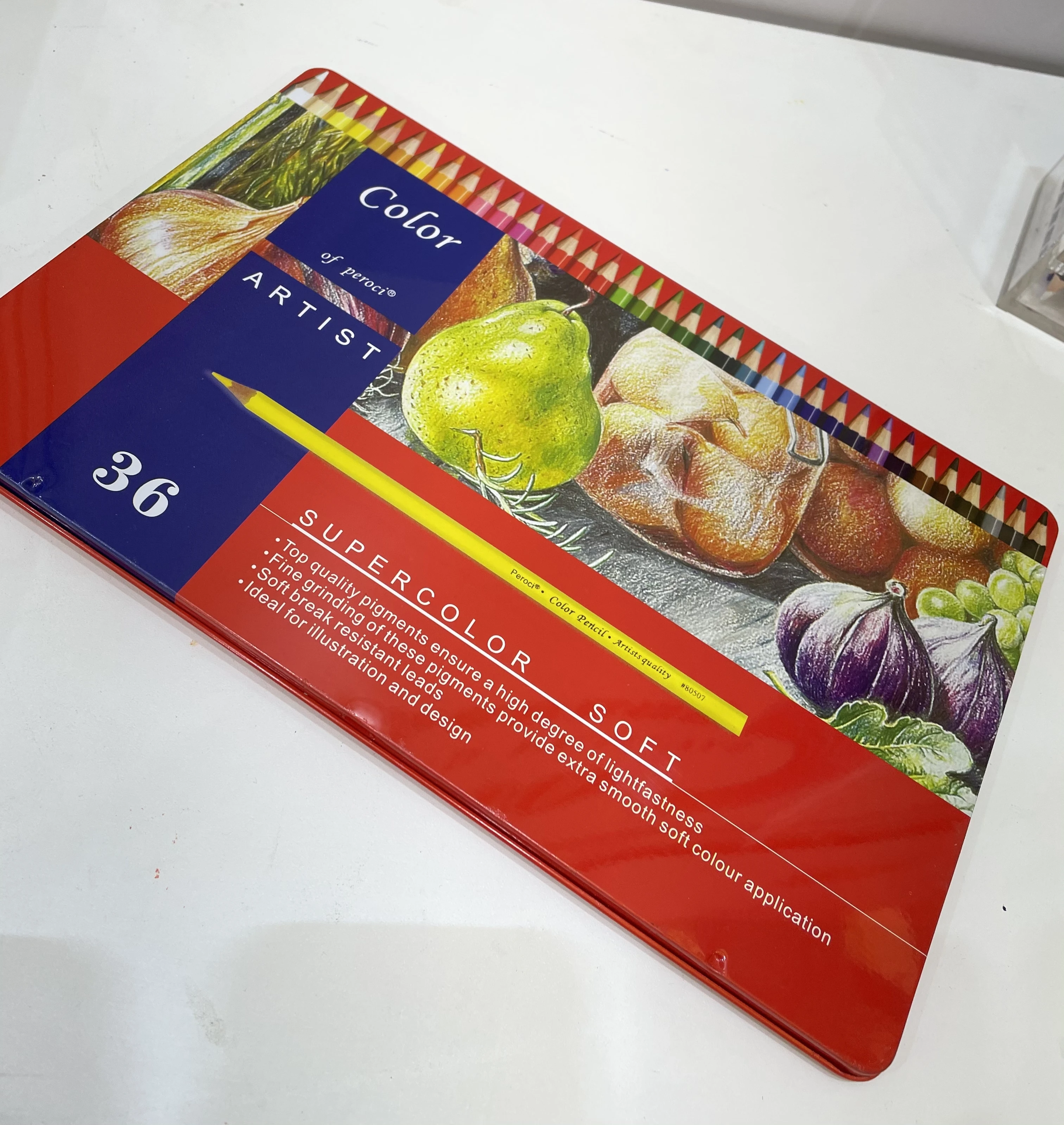 Custom Drawing Wax  Gold Painting Oil Colored Pencil 12 24 36 48 72 120 360 500  Color Set Pack Pencil for Adults