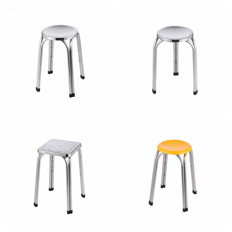 Wholesale variety of styles stainless steel canteen thick round square outdoor chair outdoor tables with three four legged