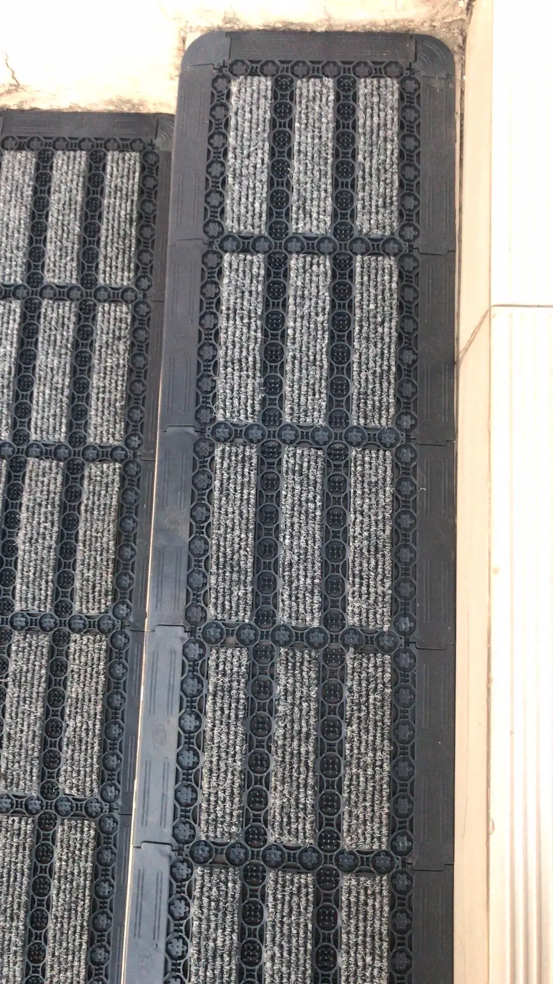 Outdoor step non-slip floor mat entrance foot mat snow removal door mat