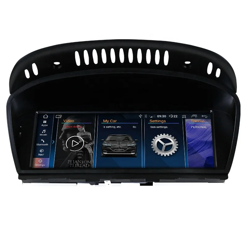 8 'IPS DSP CarPlay 4G Android 12 Автомобильный видеоплеер для BMW 5 серии E60 E61 E63 E64 3 E90 E91 E92 CCC CIC