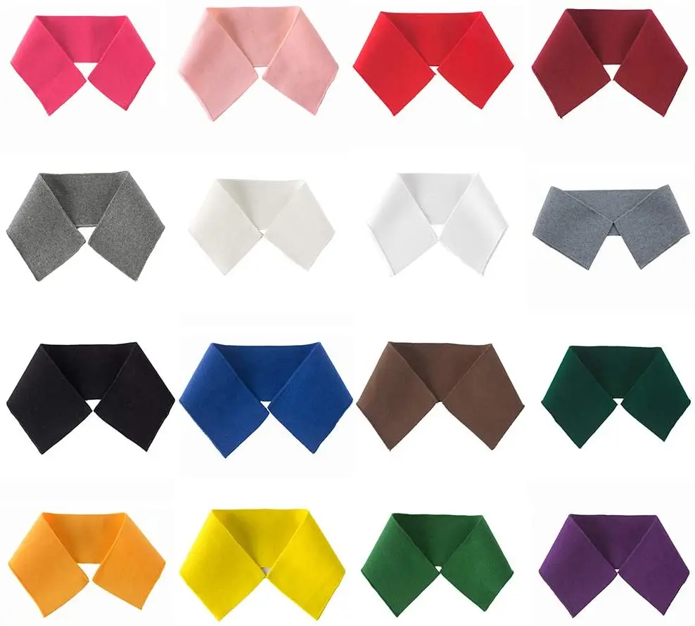 Custom 1x1 plain polyester solid color collar and cuffs for polo shirts and T-shirt collars