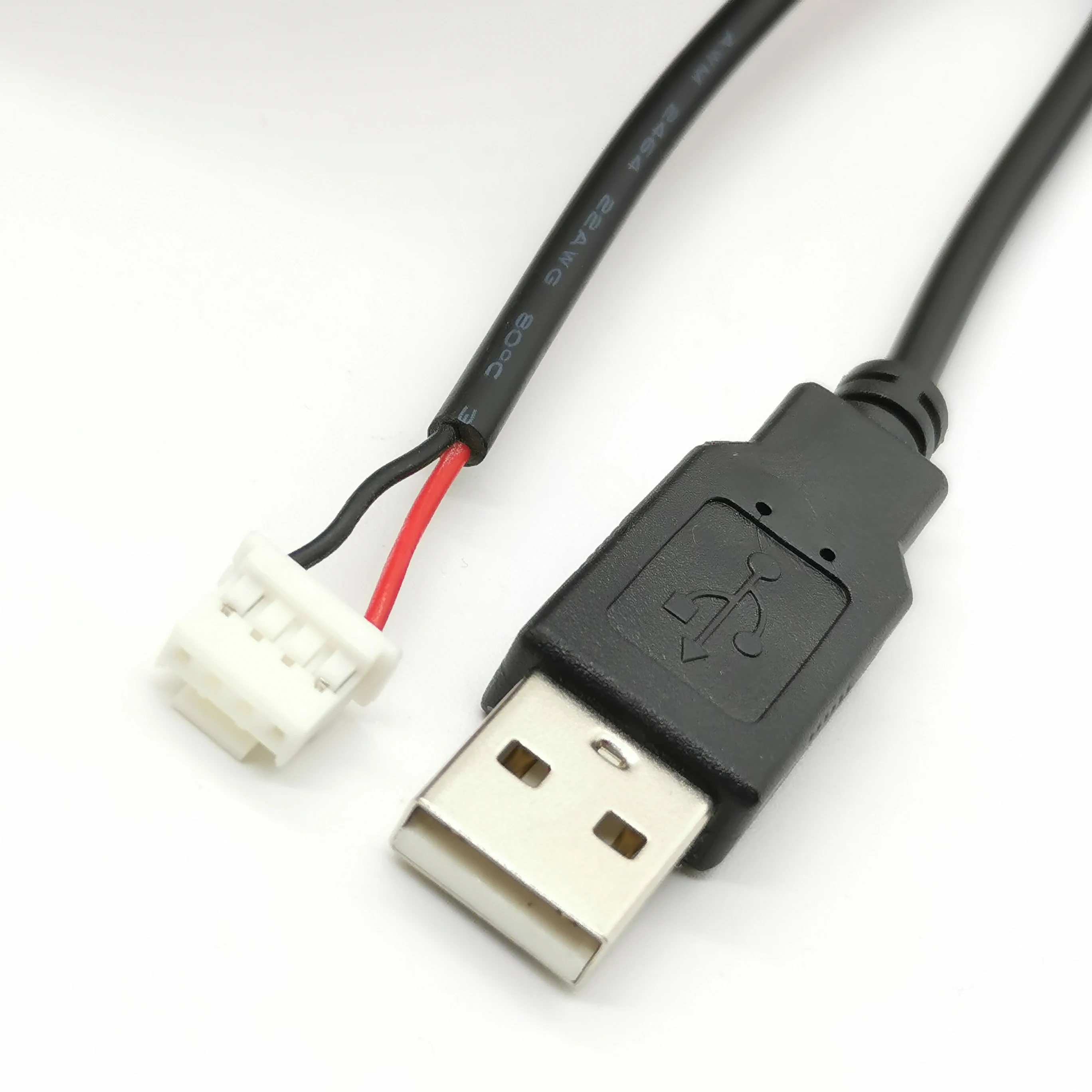 USB A male Female 2.0 to JST PAE PA2.0 60cm 4pin 28awg Cable