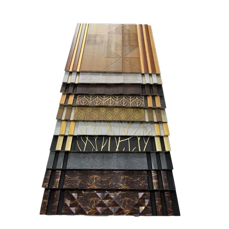 Multi-design Door Grill Design Exterior Decorative Hanging Plates 3d Panel/ps Outdoor/pvc Wall Ps Fluted Louver Charcoal Panels