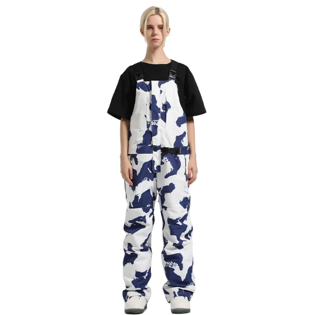 Custom Outdoor Winter Sport Bibs Overall Ski Wear Overalls Snow Suit Men Windproof Waterproof Snowboard Skiing Overalls