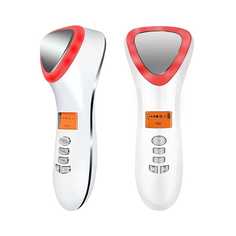 2024 New Arrive LED therapy Hot And Cold Facial Rejuvenation Product Deep Cleaning Skin Care Facial Beauty Device