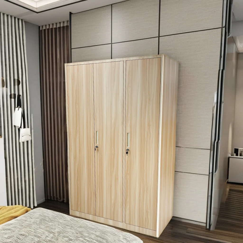 Huge Capacity Retro Style Wood Grain Bedroom Furniture Transfer Printing Cabinet for Living Room and Laundry-Holiday Promotions