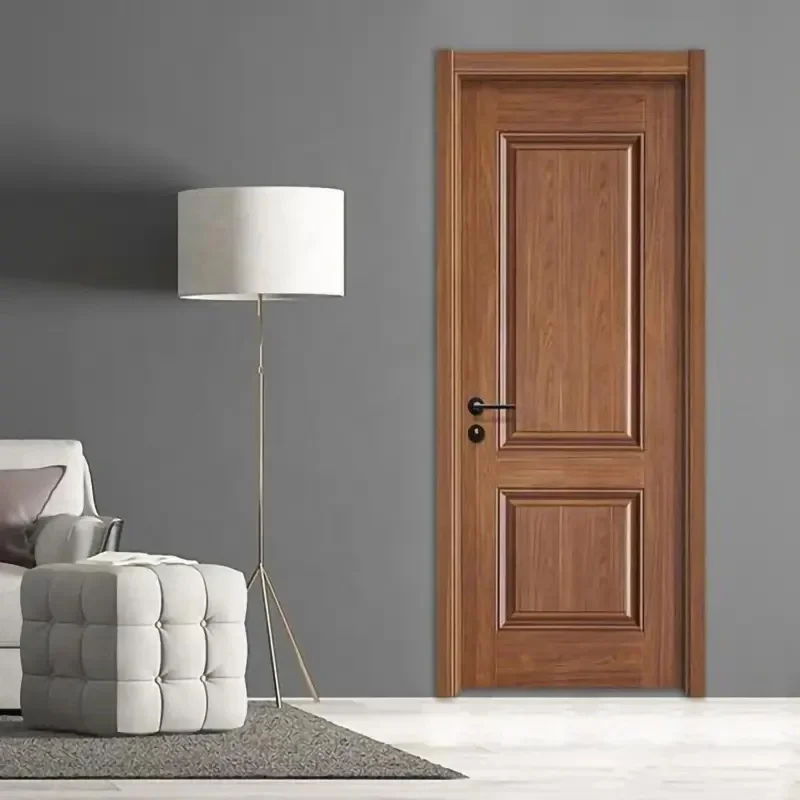 Factory Direct Sale Veneer Wooden Fancy Designs Interior MDF Plywood Door Oak Veneer Door Skin