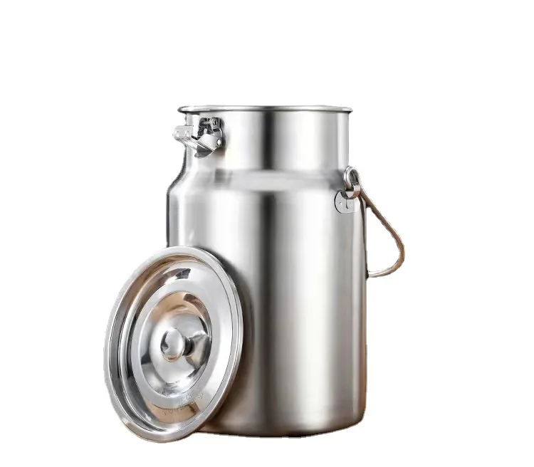 Wholesale Stainless Steel 304 Milk Tank Can for Food Storage Cookie and Sugar Transportation Industrial Use