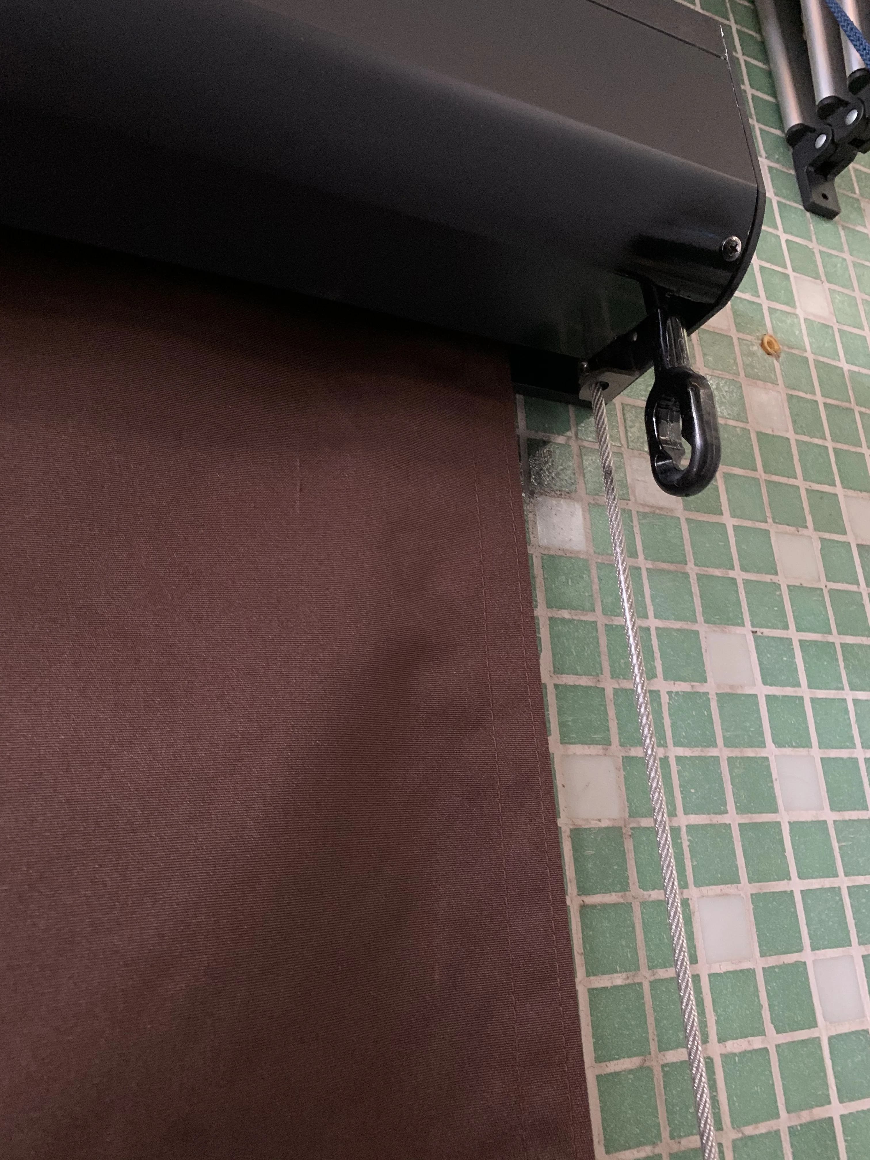 Outdoor Blackout Fabric Vertical Awning Outdoor Sunshades For Patio