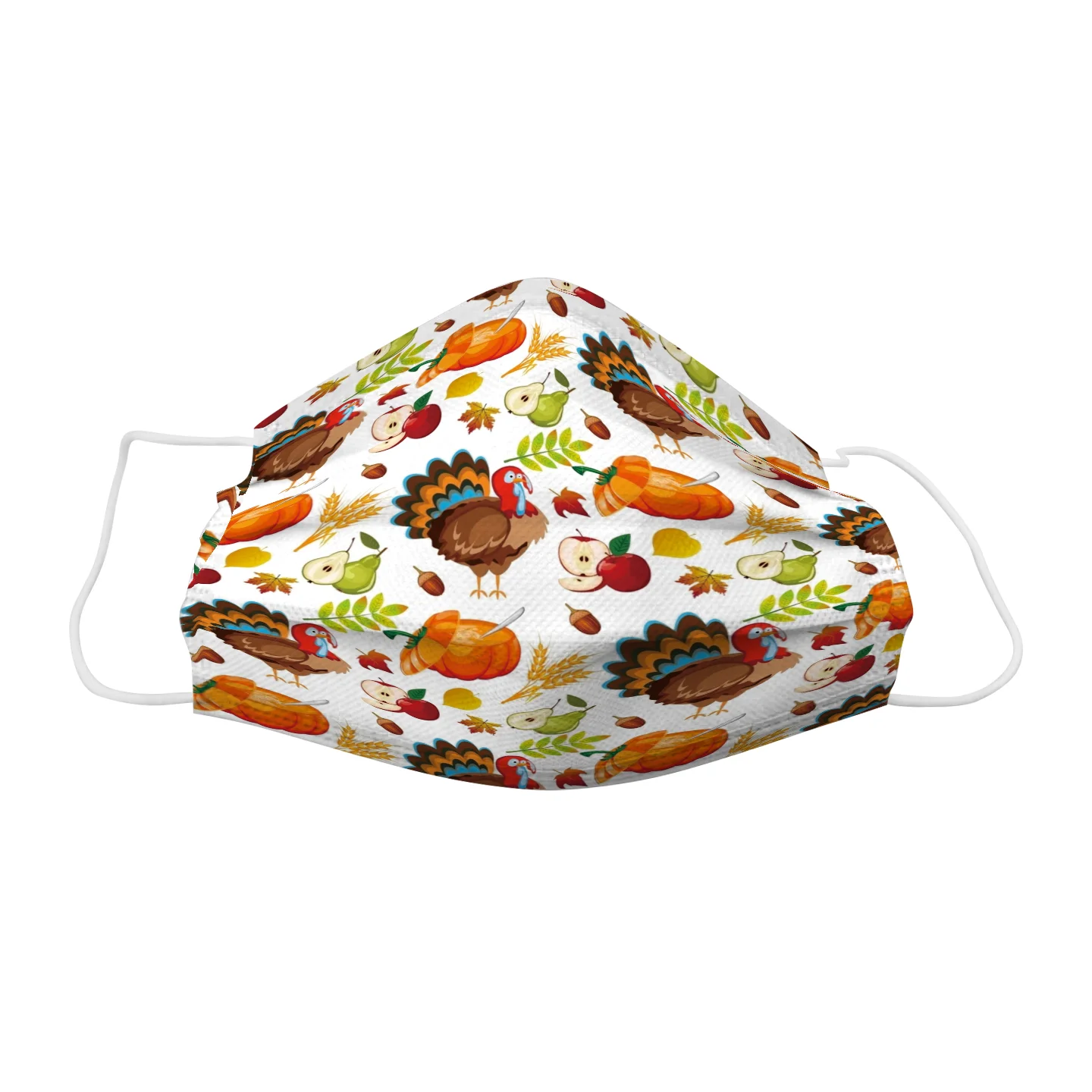 2022 cute chicken mask customizable Wholesale 3 Layers Disposable Face mask nonwoven party masks for kids