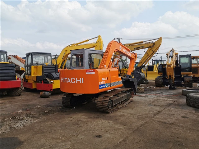 Used  EX60 Excavator wiht Good Condition Japan Original Second Hand Hitachi EX60 Excavator  In China