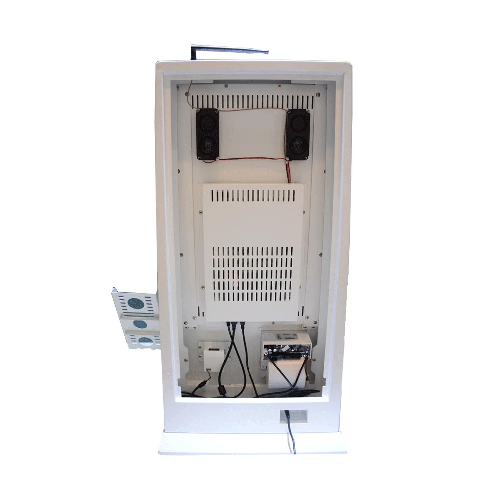 OEM factory customized 21.5 inch qr code desktop self ordering payment kiosk self service with soft