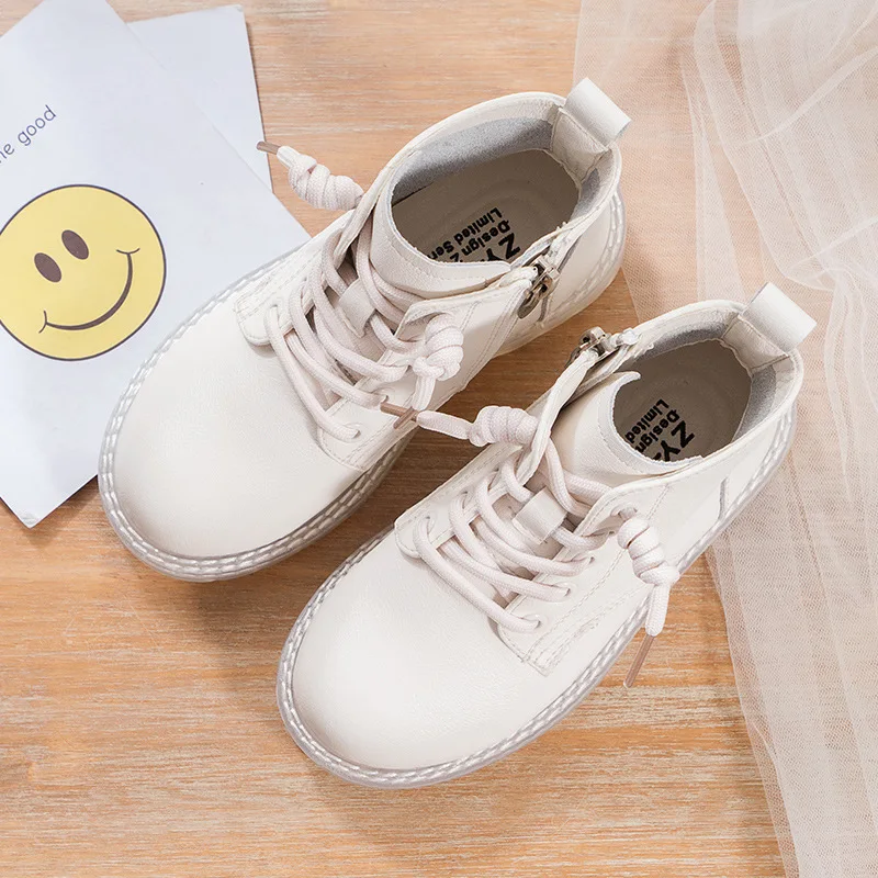 Factory Wholesale Fashion Winter Warm Comfortable Kids Ankle Snow Boots Boys Girls Short Booties Waterproof Child Leather boots