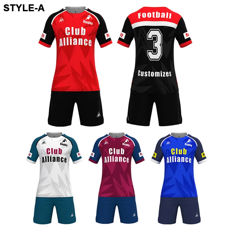 Классическая футбольная баскетбольная спортивная одежда, хлопковая Футболка с сублимационной печатью, дешевая рубашка, спортивный костюм для регби, ткань, Мужская футболка для регби на заказ