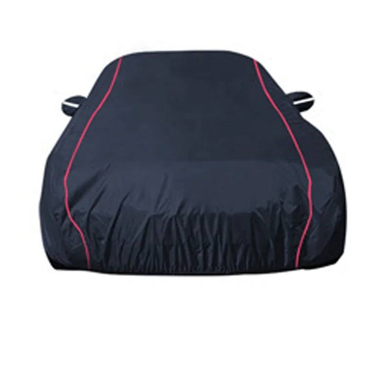 Black Durable All Weather Heavy Duty Snowproof Uv Padded Hail Protection Windproof Outdoor Full Car Cover With Cotton