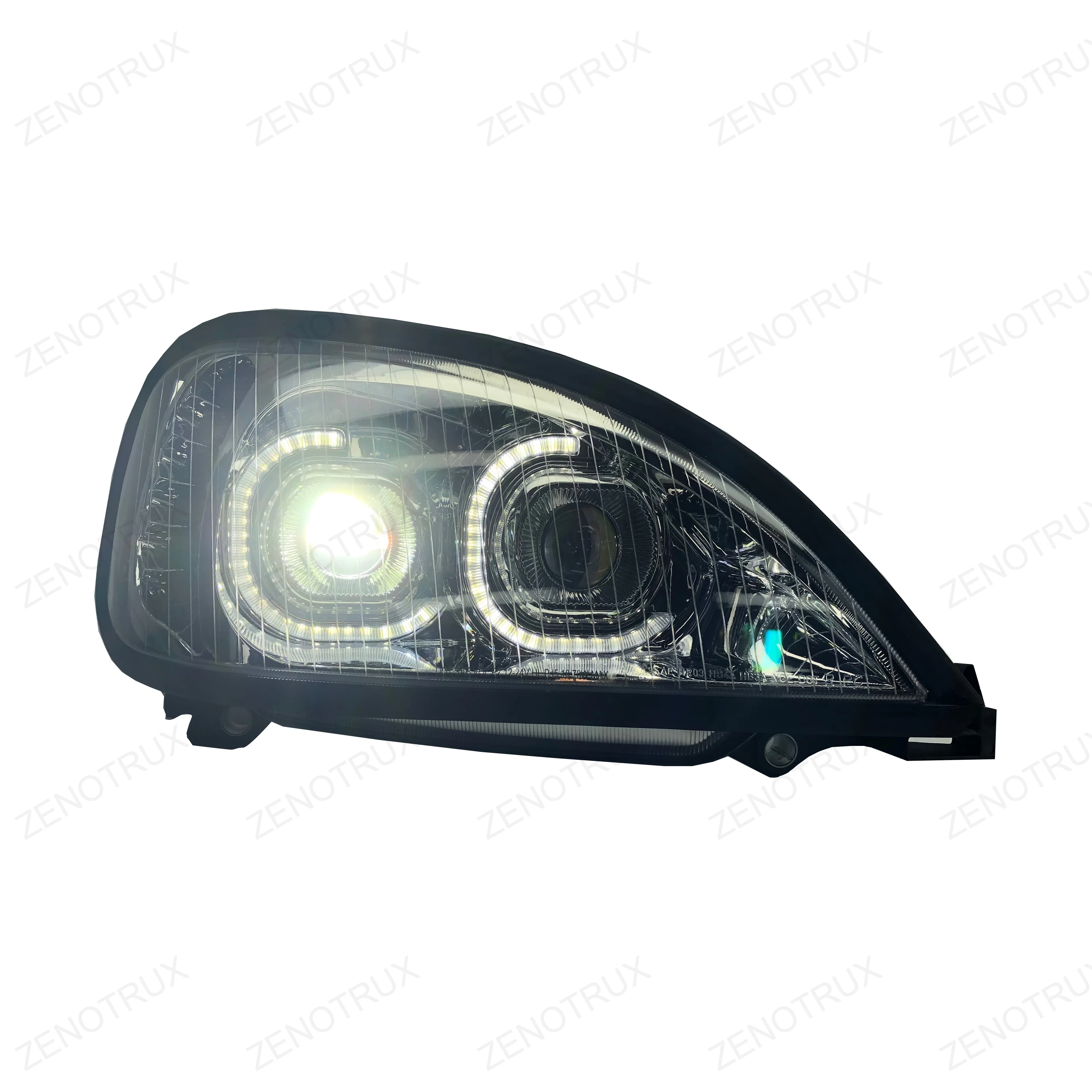 Black LED Headlight For Freightliner Columbia 1996-2015