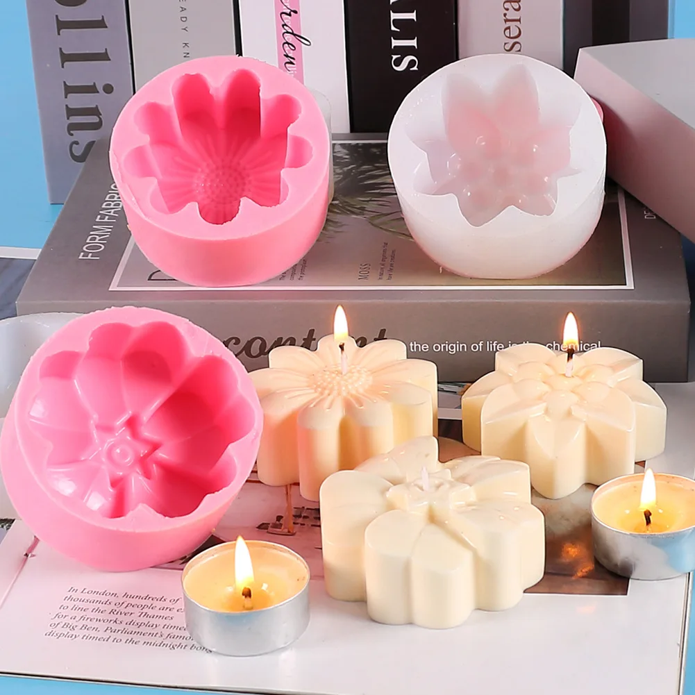 Tulip With Leaves Resin Moulds Silicone Crafts Flower Silicon Candle Soap Moulds Mould Making For Good Holder Shapes