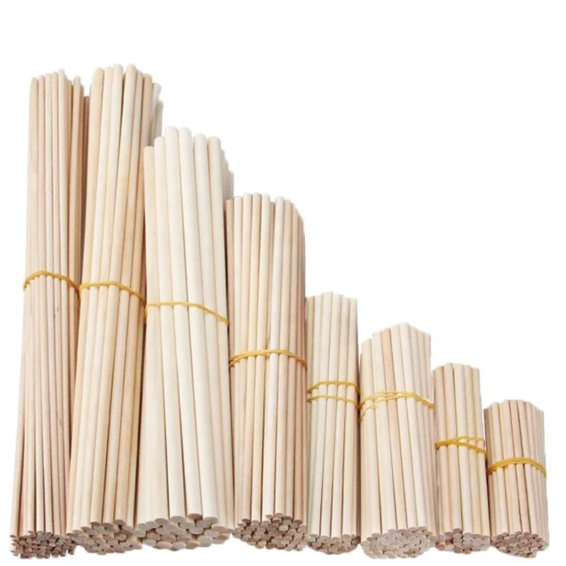 High quality wooden dowel rods and stick