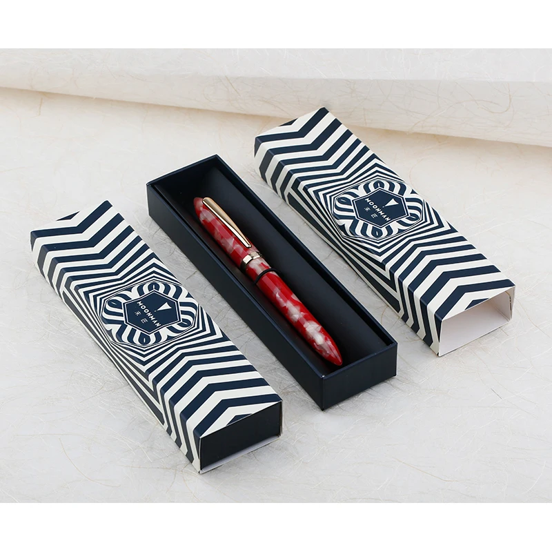 MoonMan-S1 resin  fashion design fountain pen  and  color  adult student business writing practice gift pen made in China