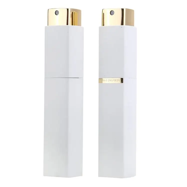 Empty 10ml Mini Portable Luxury Travel Size Refillable Pocket Perfume Atomizer Glass Bottle Metal Spray Bottle
