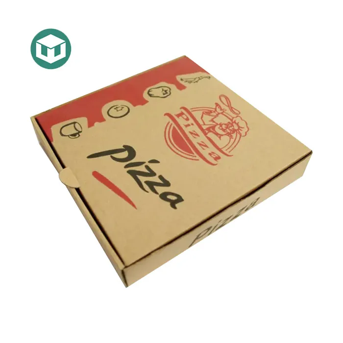 Cheap Food Grade Paper Rectangular Pizza Box, Pizza Box Carton