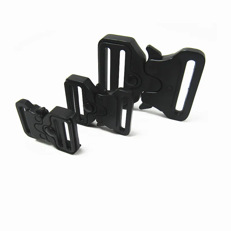 20/25/33/38/45mm Quick Side Release Metal Strap Buckles Webbing Bags Luggage DIY Sliver Quick Release Buckle For Dog Collar