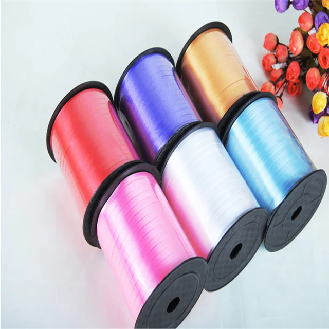 embossed plastic curling balloon ribbon