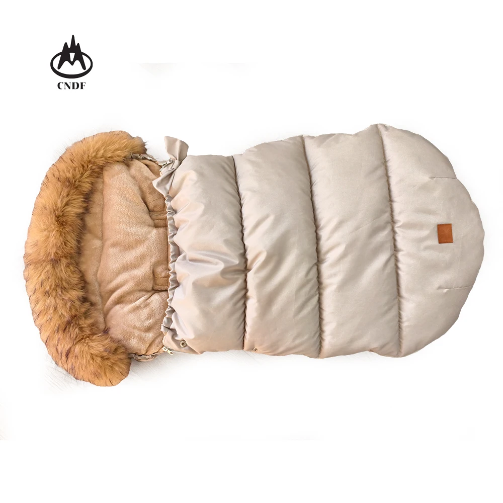 Multiple Use Keep Warm Low MOQ 210D oxford Outdoor Winter Stroller Baby Sleeping Bag