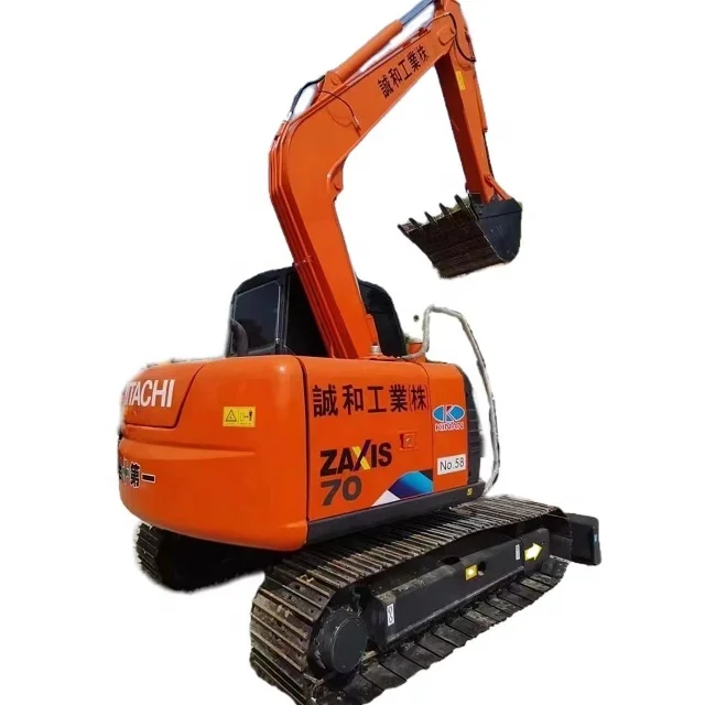 Hot Selling Earth-moving Used HITACHI ZX70 Excavator 6.5T Used Crawler Digger Hydraulic Excavators Machine For Sale.