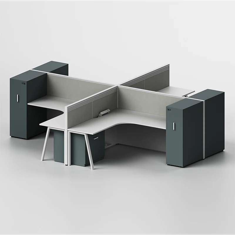 Modern Office Furniture 4 6 8 Person Workstation Call Center Cubicle Office Partition Workstation