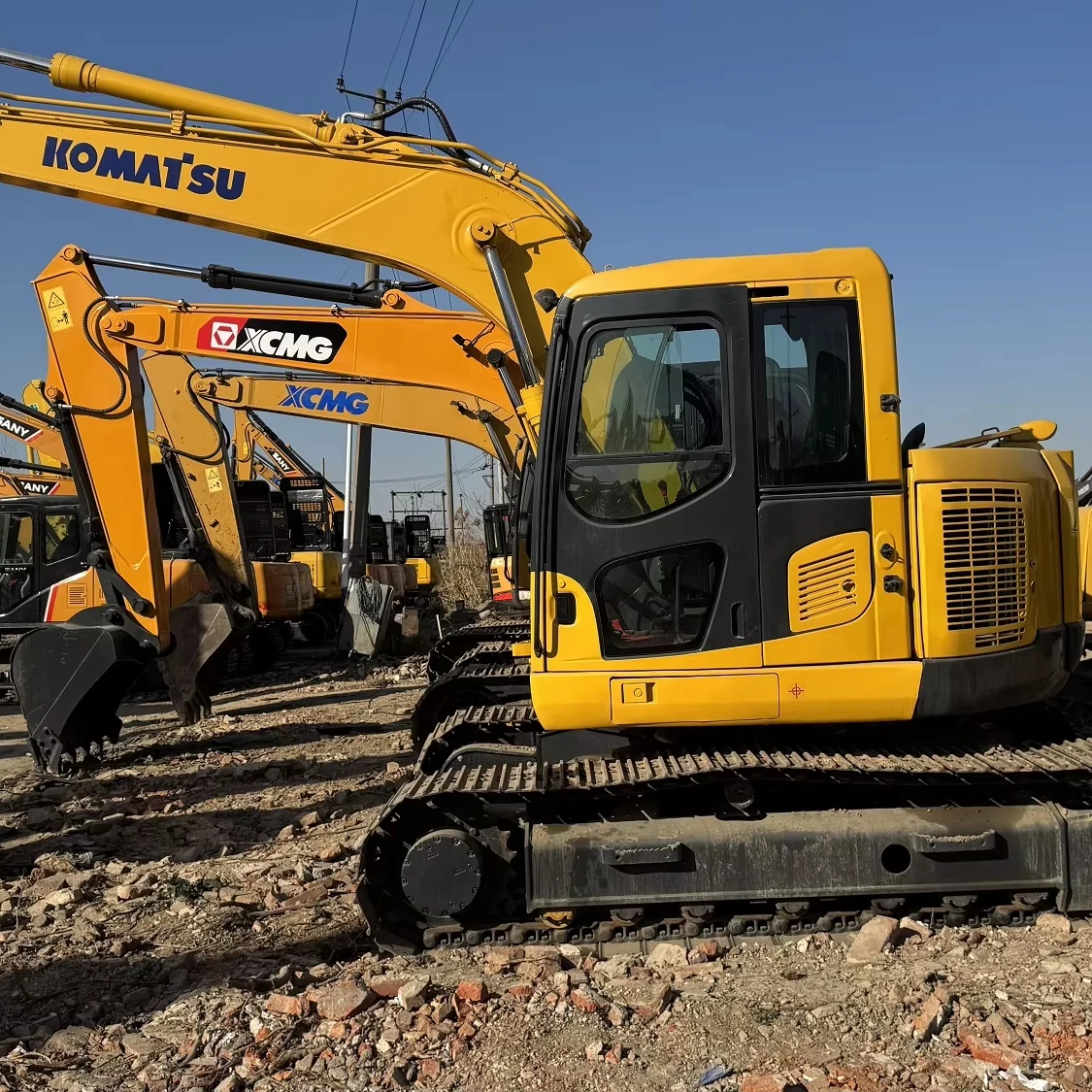 Экскаватор KomatsuPC138US Komatsu138 13 тонн Komatsu130 8 японская машина низкие рабочие часы