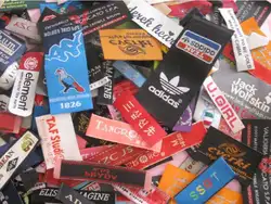 Бирки для одежды, моющиеся этикетки для одежды, тканые этикетки на заказ для одежды, брендовые этикетки с логотипом, тканые бирки