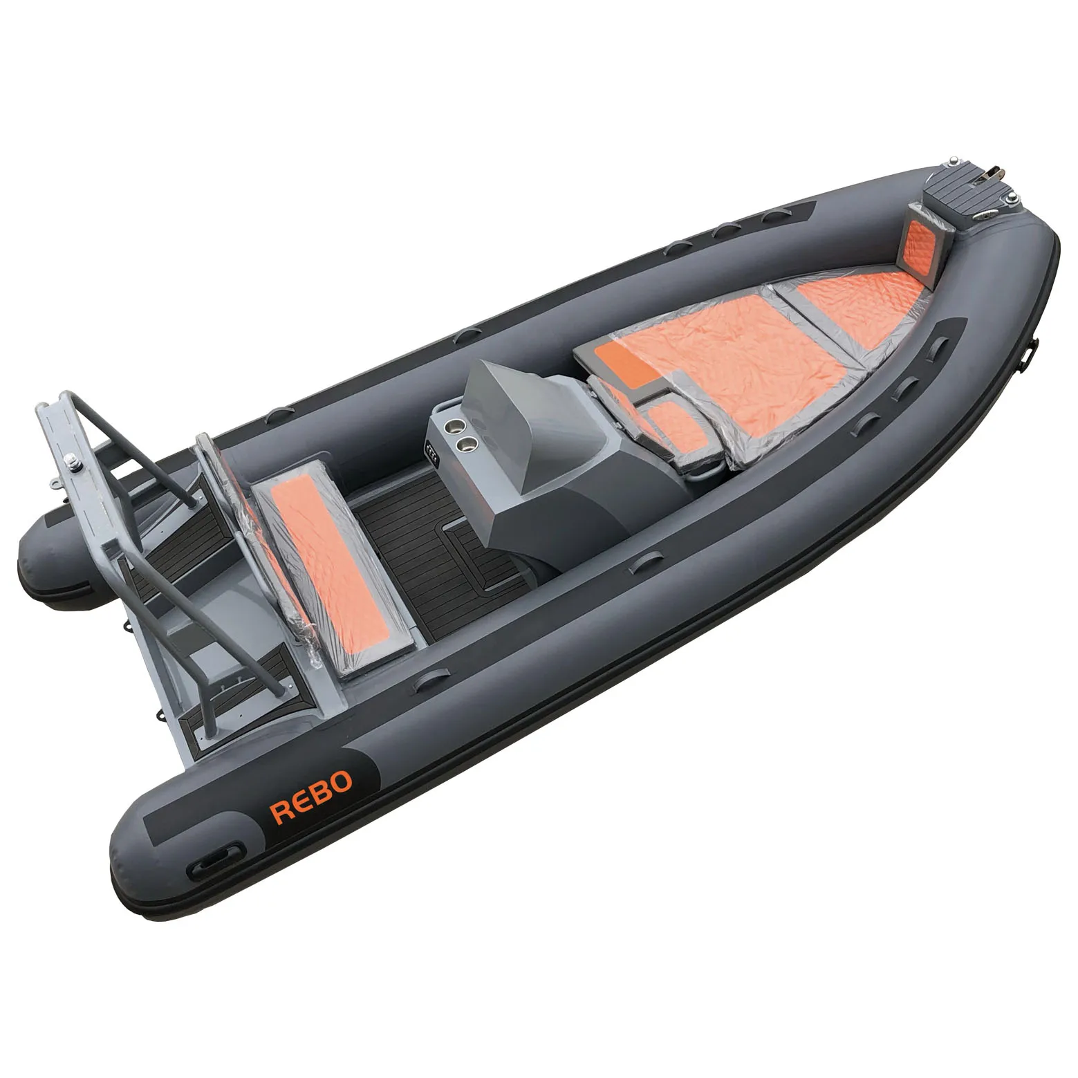 Canada Sport Rowing Boats 17ft RHIB520 Rigid Aluminum RIB Orca Hypalon/PVC Inflatable Boats For Sale