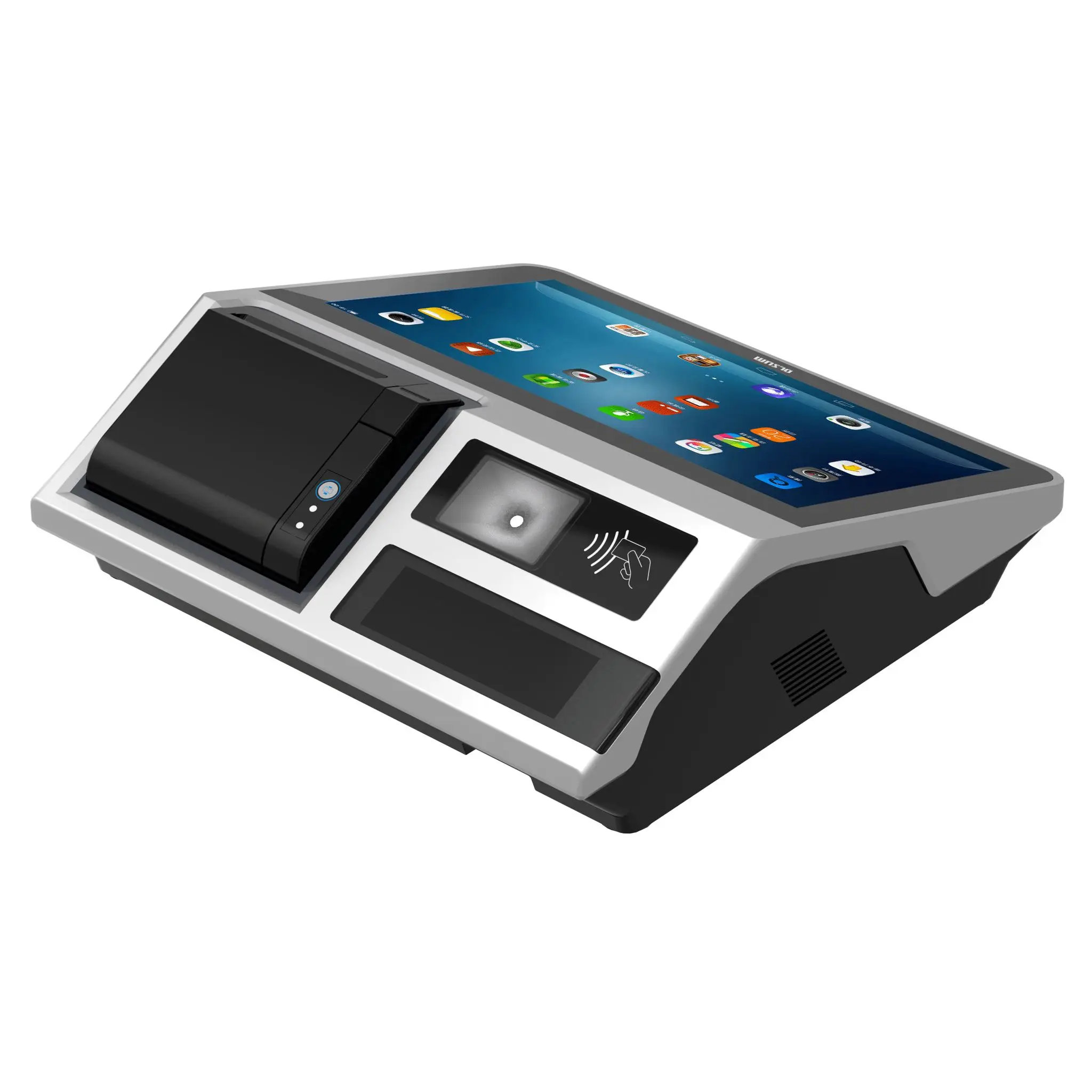 DLSUM-TD pos with printer Windwos&Android OS pi network payment Inter Core CPU all in one cash register