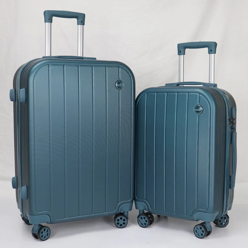 2024 wholesale ABS traveling luggage trolley suitcase set custom carry on luxury and aluminium luggage suitcase
